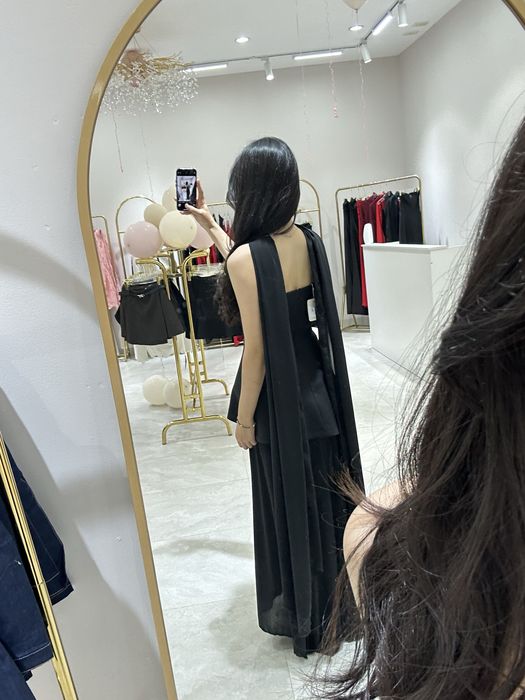 Платье вечернее черное