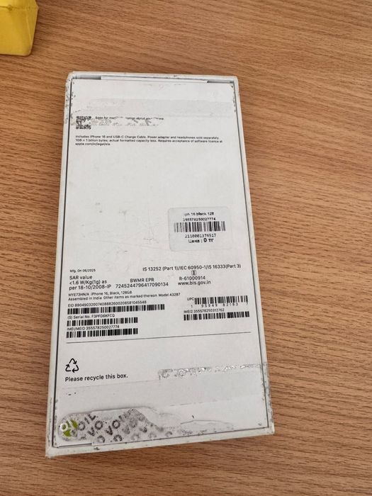 Айфон 16 128 Gb аккум 99