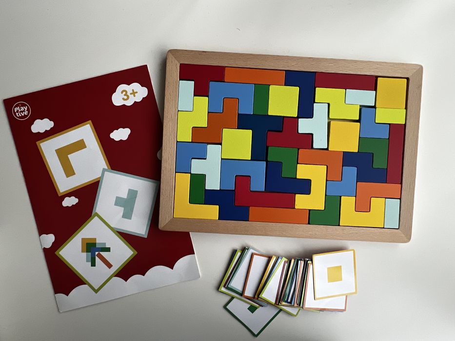 Сет дървени играчки