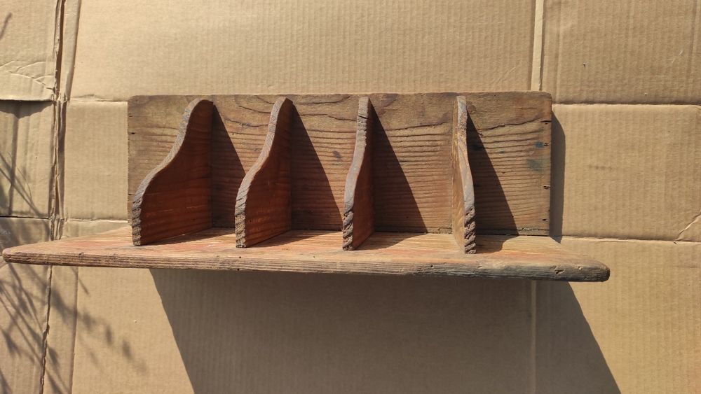 Старинен стенен рафт - ръчно изработен!