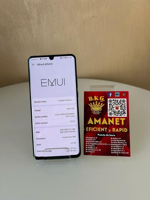 Huawei P30 Pro 128gb Amanet BKG