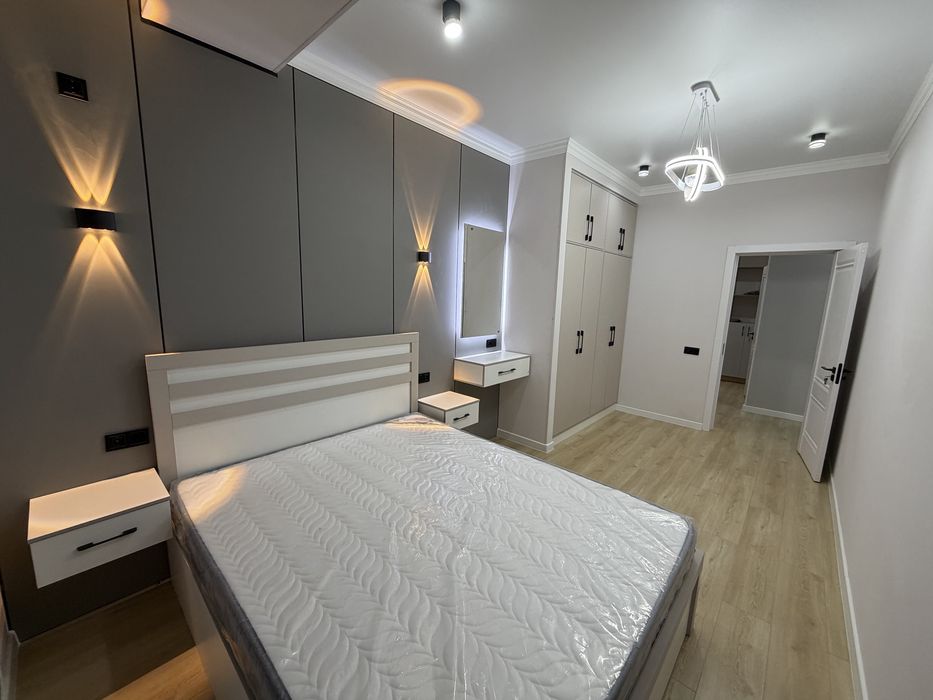 Своя Юнусабад-13 Новстройка 2/5/8 Евро ремонт под ключ Встроенная мебе