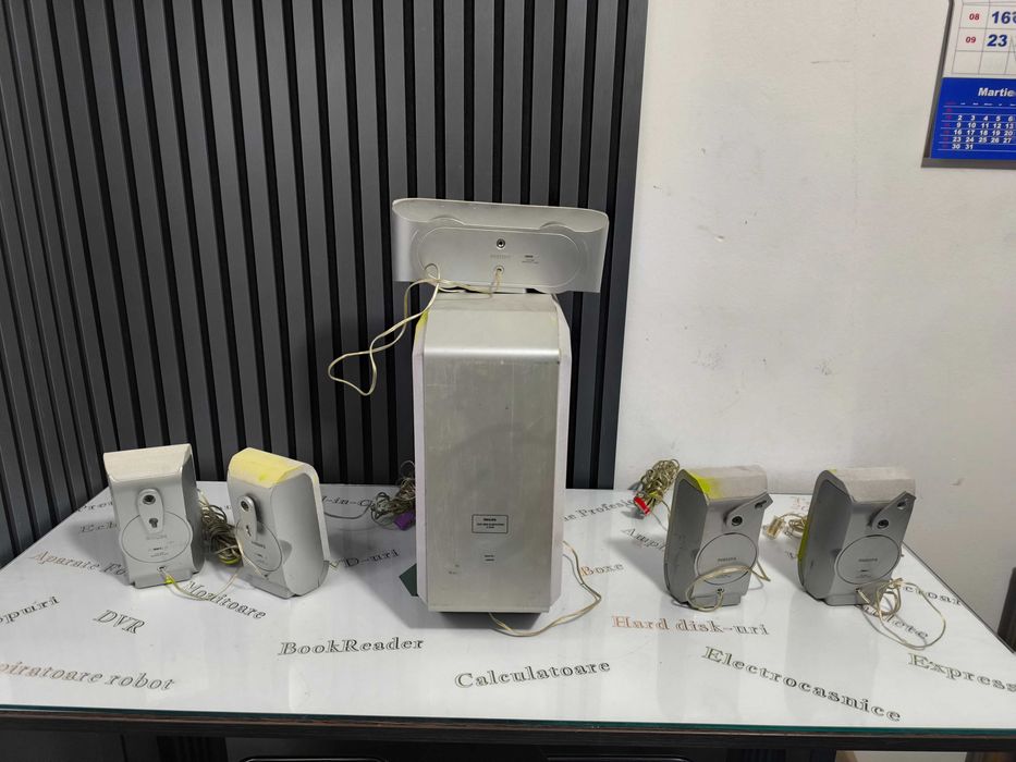 Sistem boxe Philips 5.1 subwoofer CSW 3900 4 sateliti