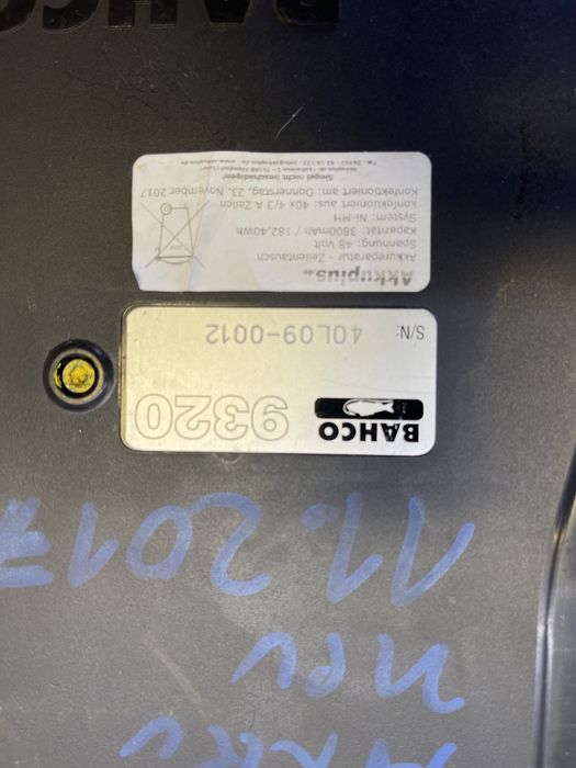 Акумулаторна лозарска ножица BAHCO 9320