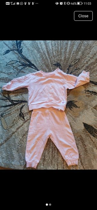 Lot de 3 Compleuri pentru fetite, roz si roz pal, in stare impecabila