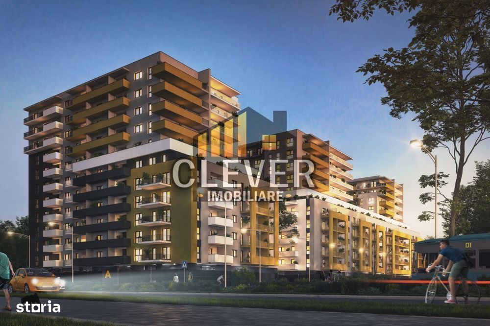 Apartament 2 Camere cu Terasa si Parcare, Finalizat, Pallady