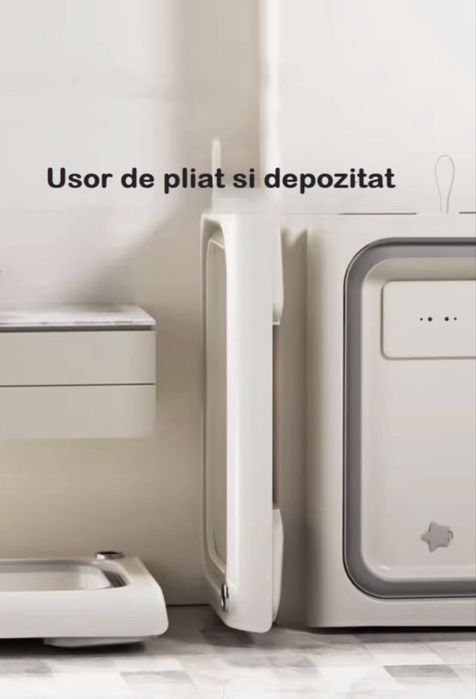 Cadita pliabila cu termometru digital