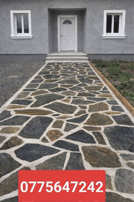 Piatra naturala de munte si montaj profesional