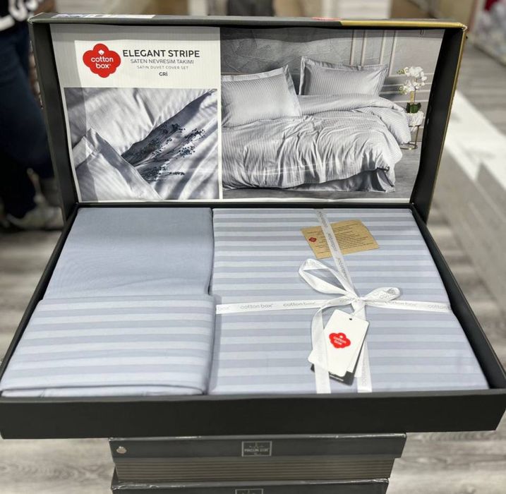 Страйп Сатин отличной плотности постельное белье