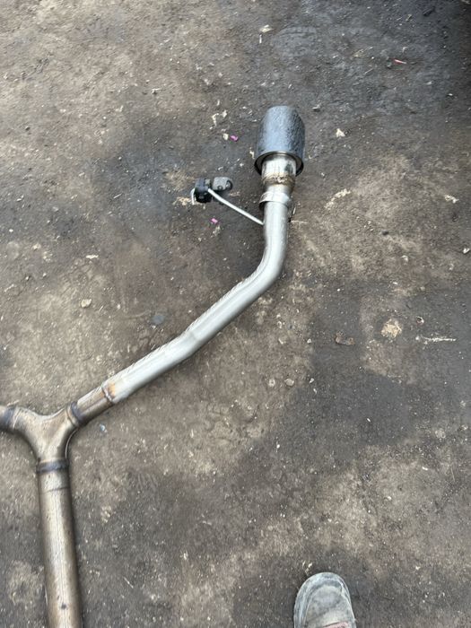 Права генерация с накрайници Audi A4 B9 8w 2.0tfsi 2018 неръждавейка