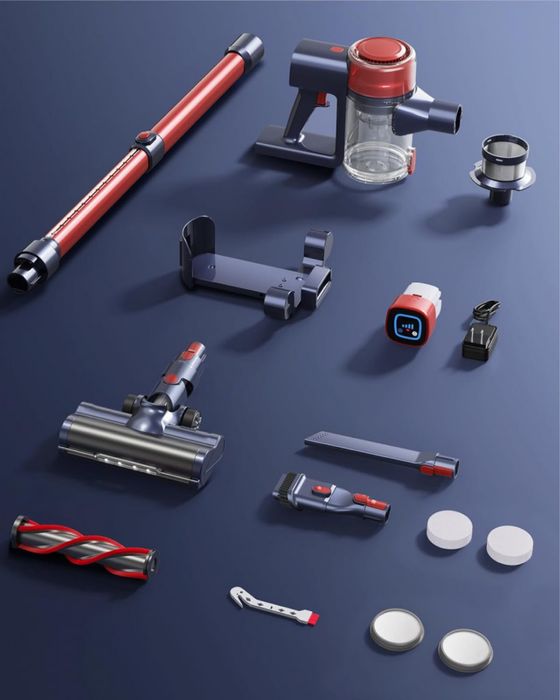 Безжична прахосмукачка Cordless Vacum Cleaner Buture VC50 Red