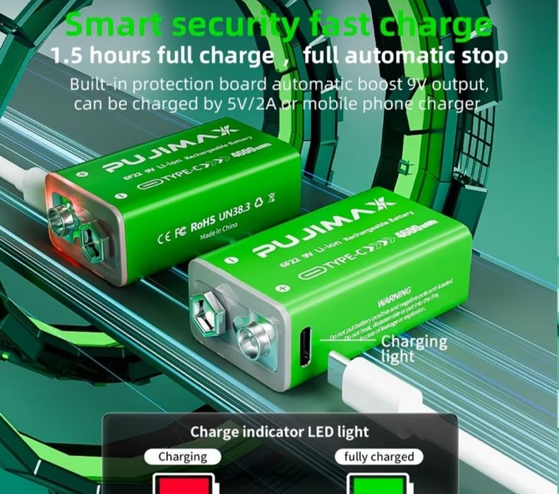 9 V акумулаторна батерия