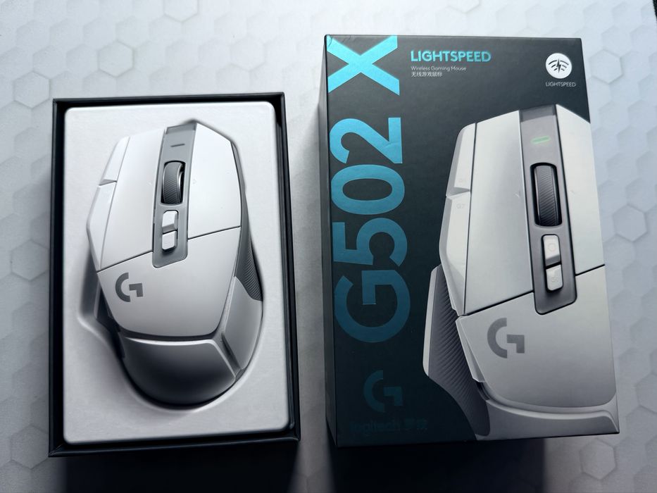Mouse gaming logitech g502 x wireless alb