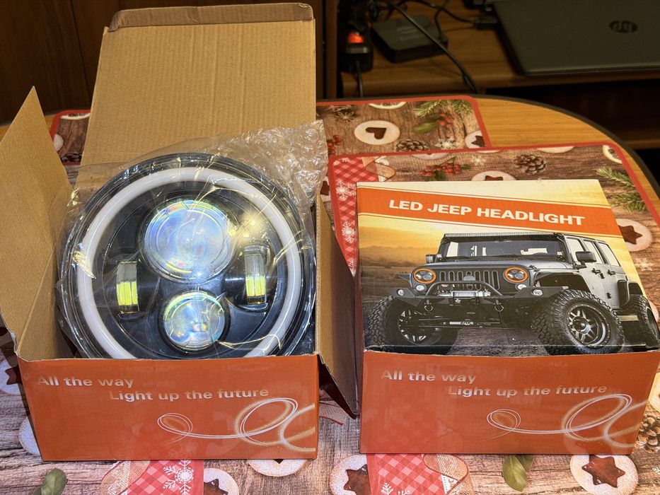 Лэд фары на джип пара