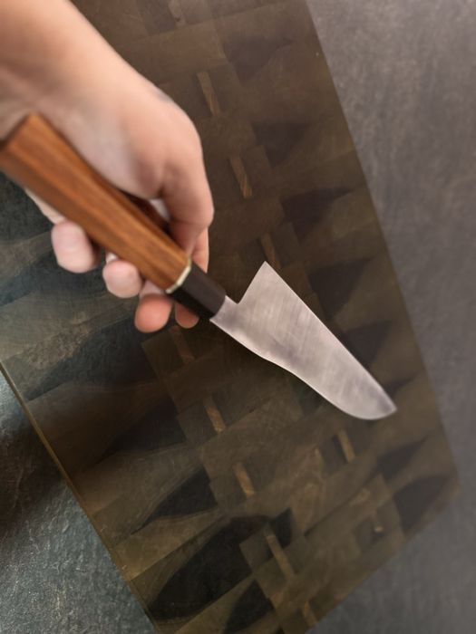 Cutit artizanal de bucatarie - otel inoxidabil 61 HRC , taiș japonez