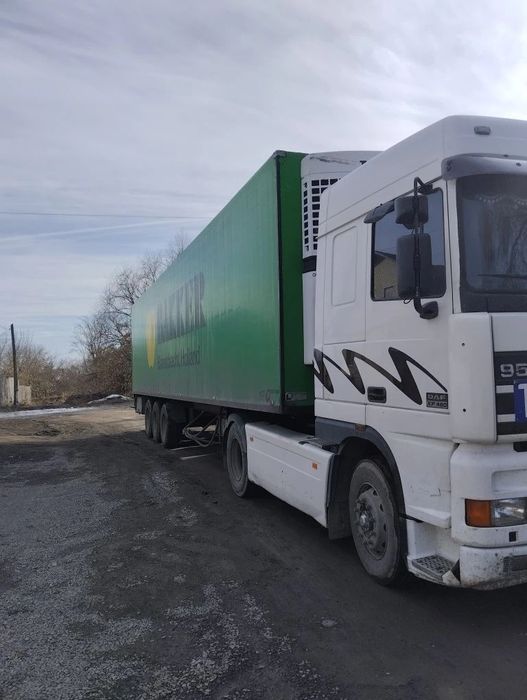 Фура с прицепом реф