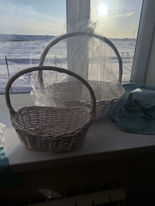 корзины плетенные 2 размера