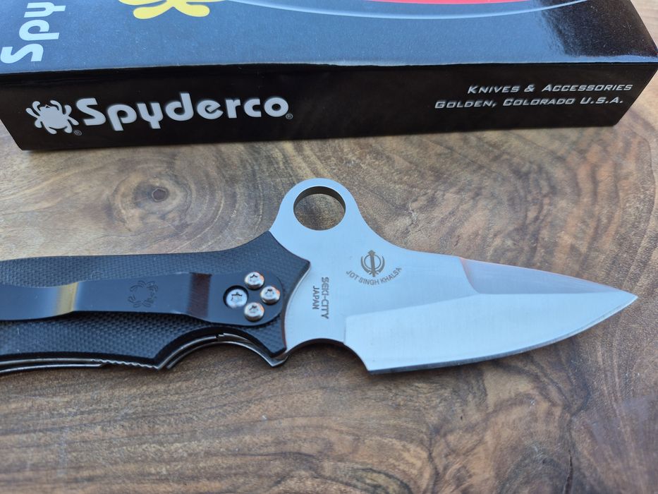 Сгъваем нож Spyderco Jot Singh Khalsa SC40
