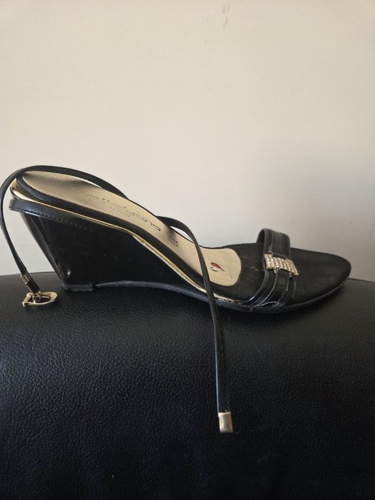 Дамски сандали черни