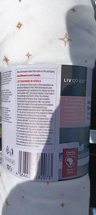 Husă de pat cu elastic (Jersey) Liv&Bo, 90-100x200 cm, Alb