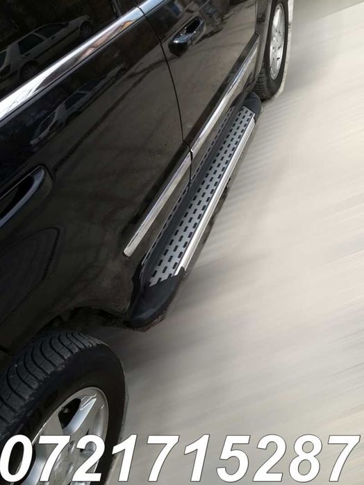 Praguri auto, trepte laterale din aluminiu