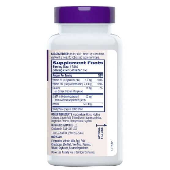 5-HTP Plus Настроение и Расслабление 100 мг, 150 табл США