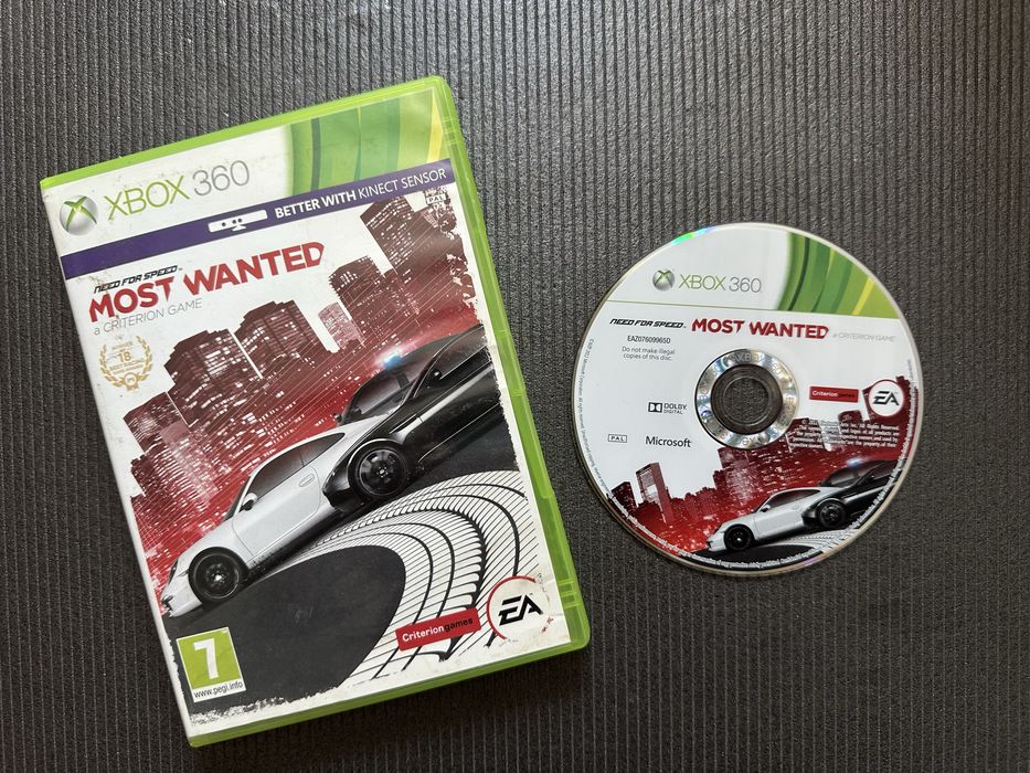 NFS Most Wanted xbox 360
