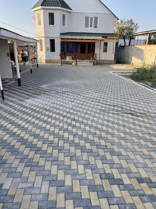 Укладка брусчатки