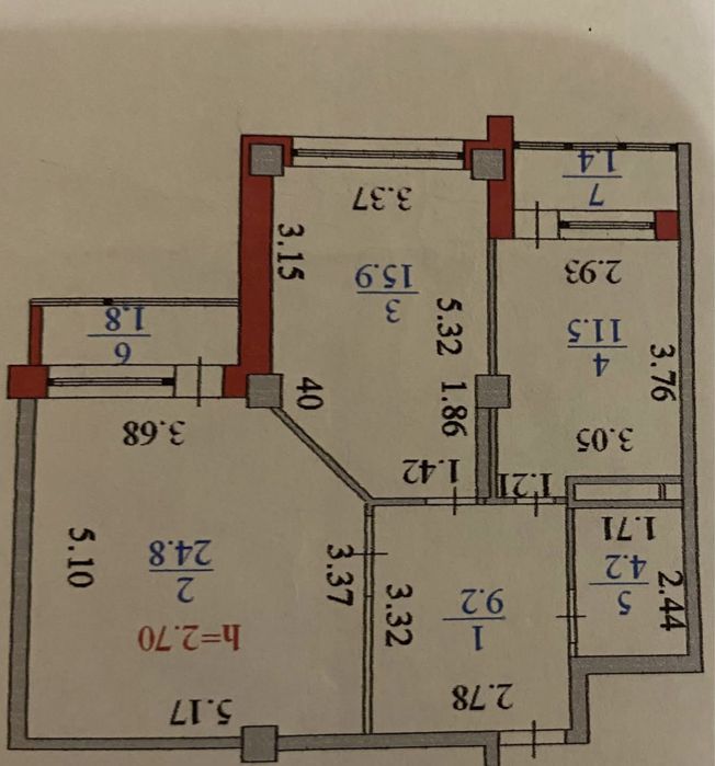 Продам квартиру 2 комнатную