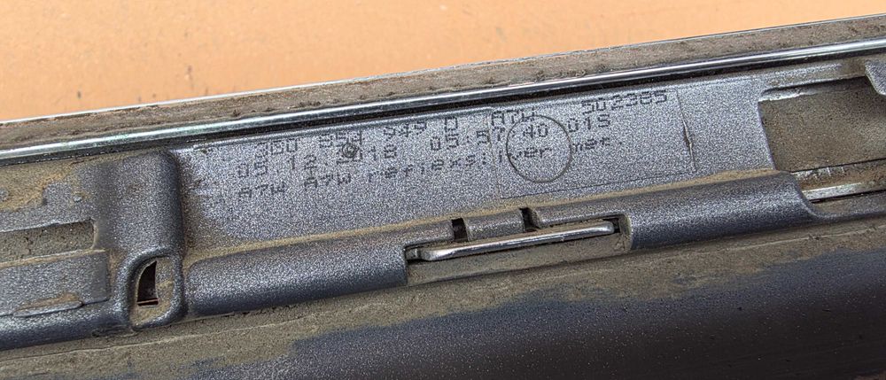 Bandou cromat usa stanga spate Vw Passat B8 2015 2016 / 2017 2018