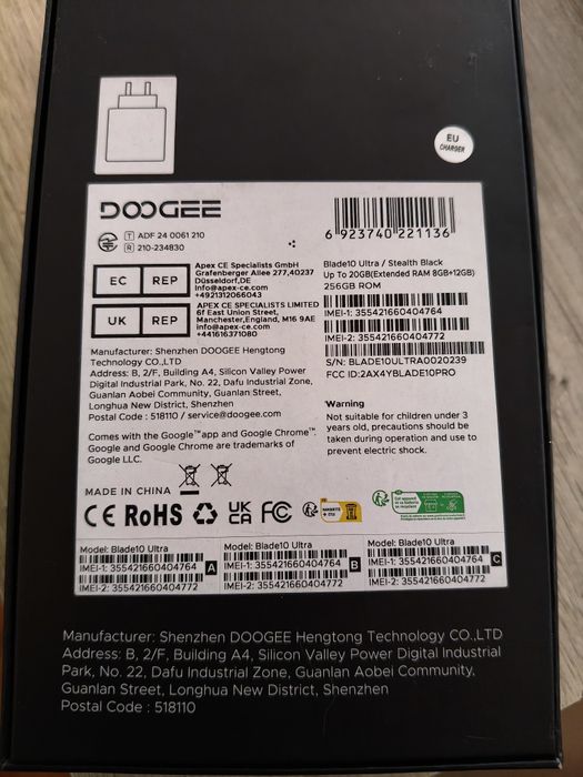 Telefon smart DOOGEE BLADE 10 ULTRA