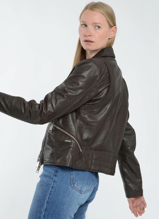 Maze Leather Jacket ОРИГИНАЛНО дамско яке/естествена кожа - М