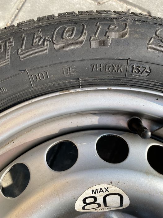 Резервна гума "Патерица" 14" за Volvo S40 / V40 (4x114.3)