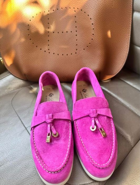 Мокасини Loro естествена кожа