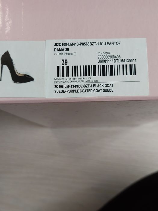 Pantofi Epica piele intoarsa 39