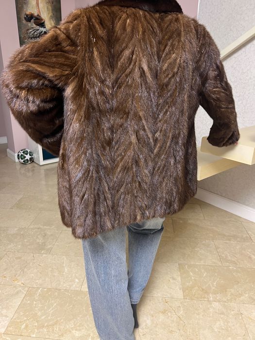 Haina din blana naturala de vizon /nurca
