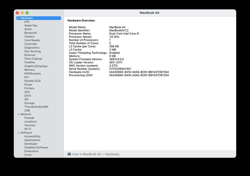MacBook Air 2017