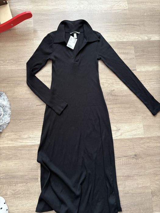 Черна рокля за бременни H&M