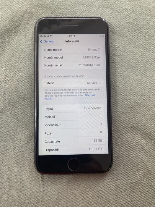 Iphon 7 128gb .280lei