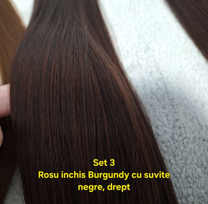Set extensii cu clips diverse culori