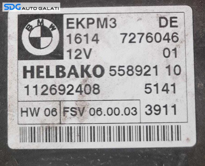 Releu Modul Comanda Pompa Combustibil BMW Seria 5 E60 E61 2003 - 2010 Cod 7276046 558921 [L4239]