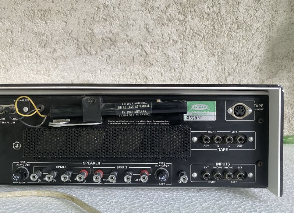 amplituner Scott Stereomaster 637S ( linie / instrumente muzicale )