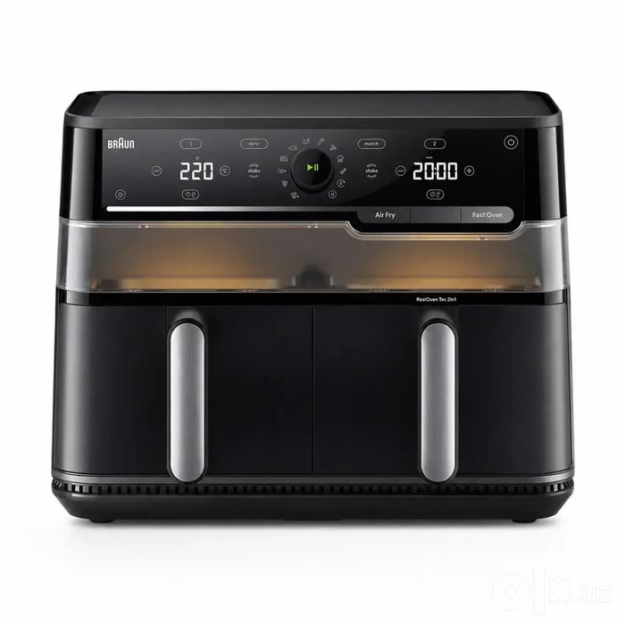 Аэрогриль Braun TwinCook 5 TD5053IBK, 10 л, 2800 Вт