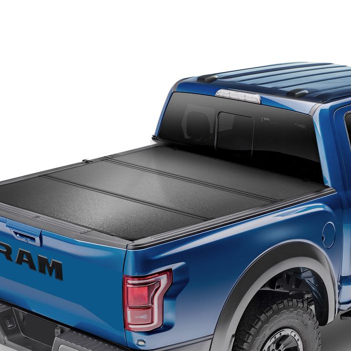 Capac Tonneau Tri-Pliaj pt Ford F-250/F-350 1999-2024 Negru