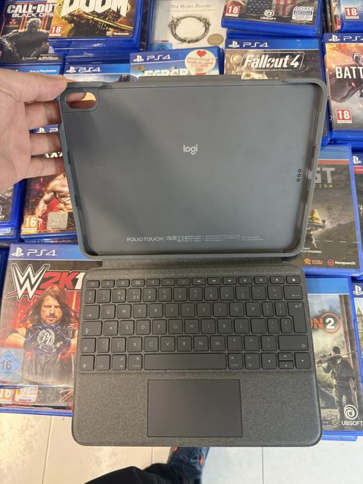 Logitech Folio Touch iPad Air 11 M2 M3 4 5 Tastatură Trackpad