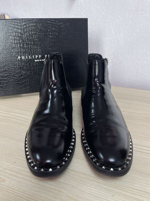 Ghete barbati Philipp Plein originale - marimea 45 - stare foarte buna