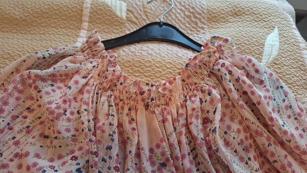 Лятна шарена къса рокля