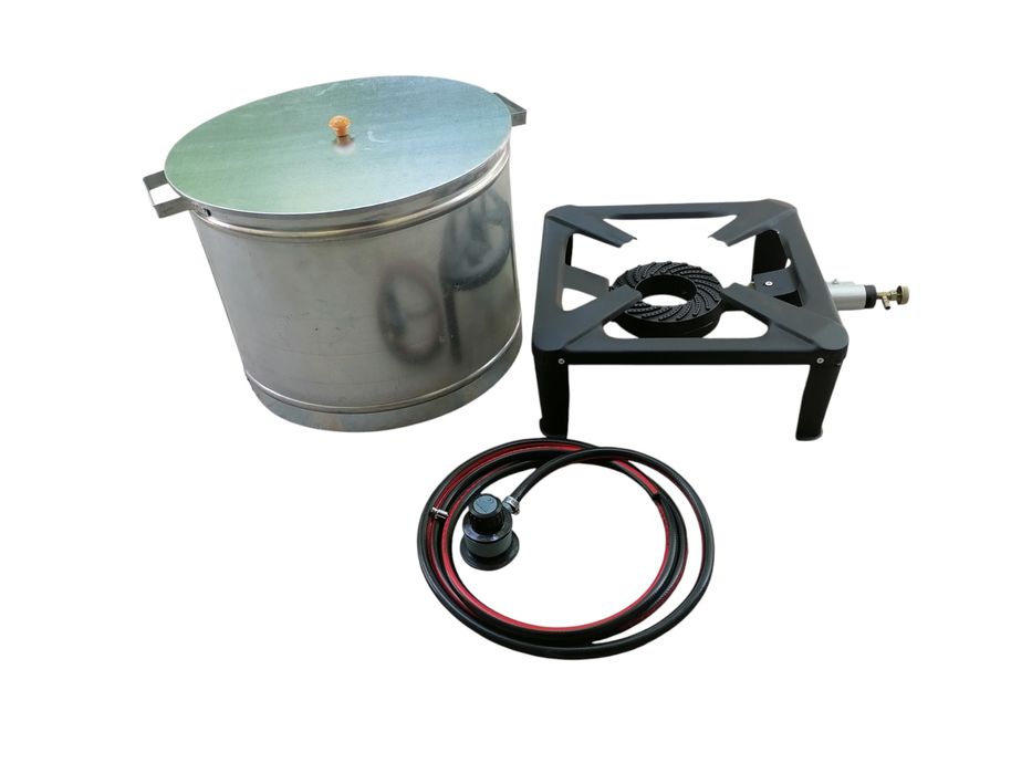 Комплект за варене на буркани Казан с котлон