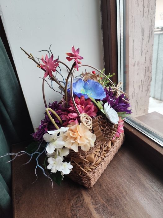 Корзина поделка  20*40 см