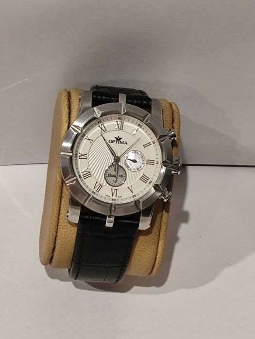 Ceas Bărbătesc Optima Model OSC299-SL-1 Cutie Originală Perfect Funcțional Purtat